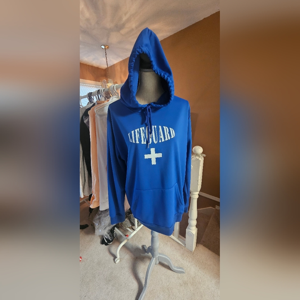 Lifeguard Blue Hoodie for Men